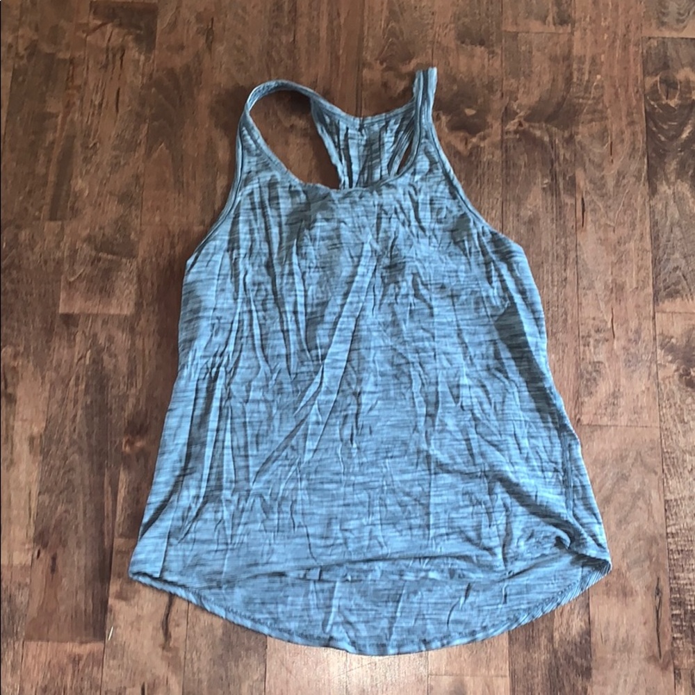 RARE LULULEMON Grey stripe tank size 10